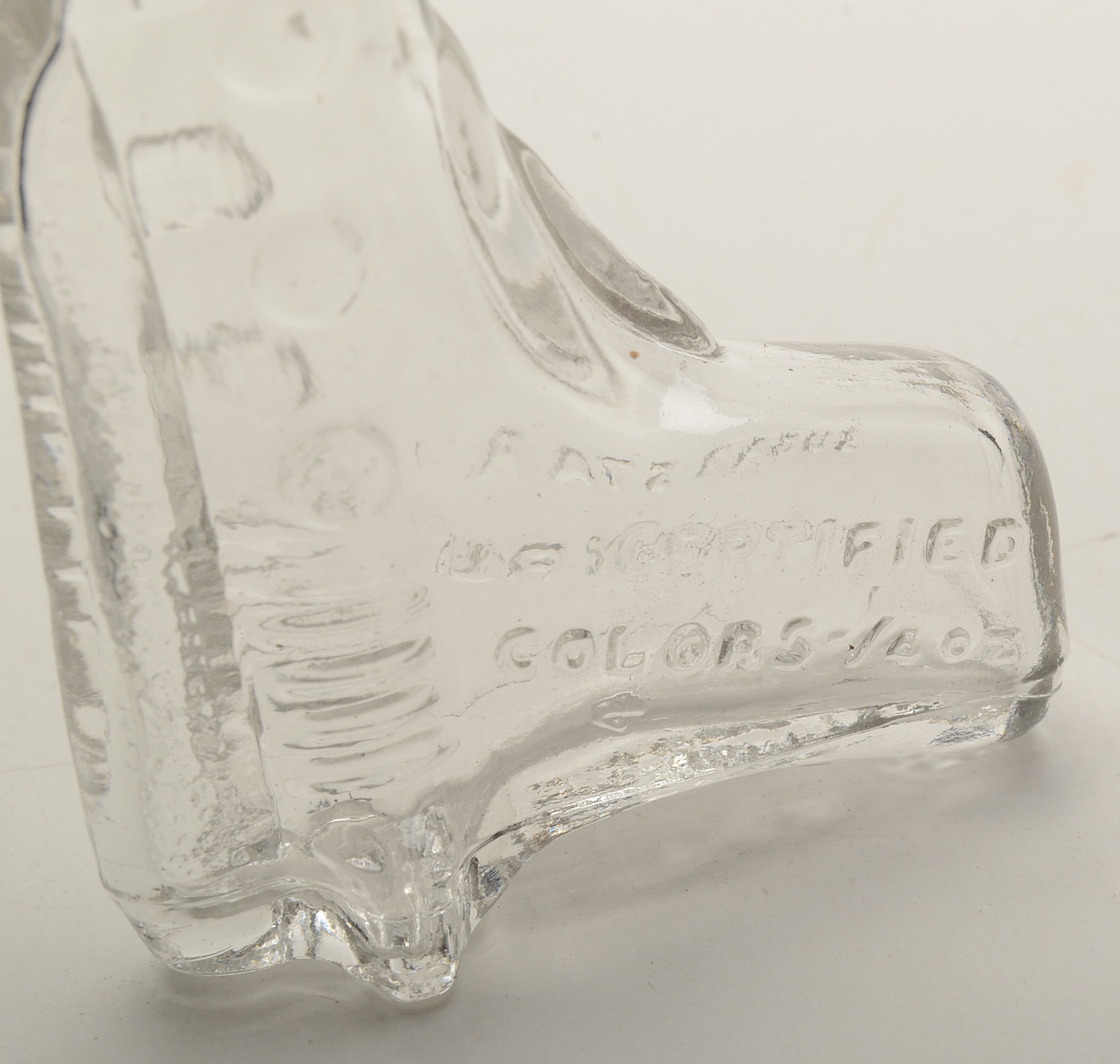 Collection of Vintage Molded Glass Containers