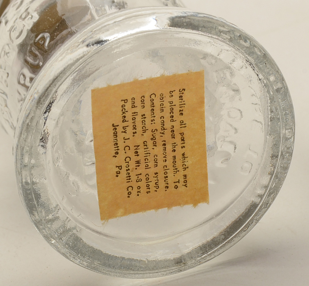 Collection of Vintage Molded Glass Containers