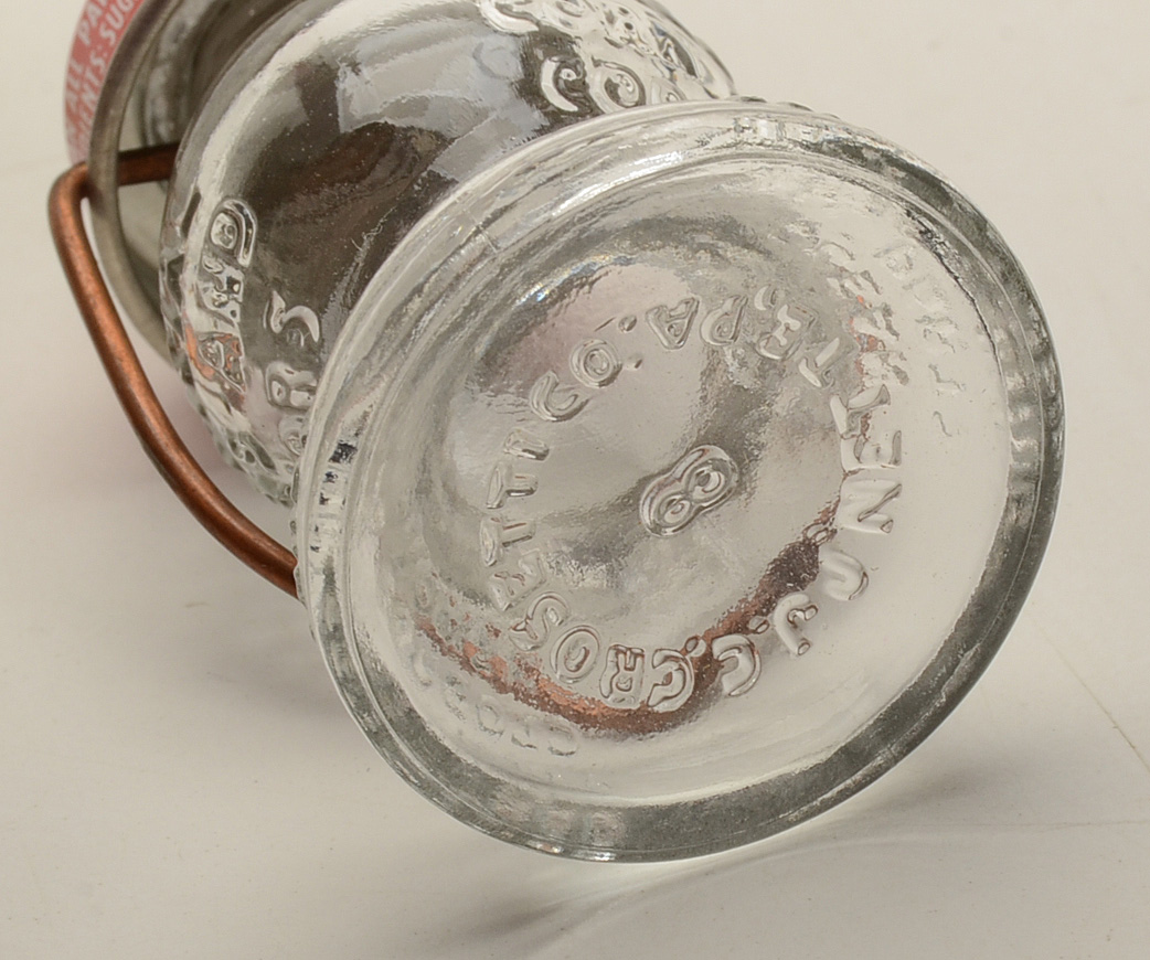 Collection of Vintage Molded Glass Containers