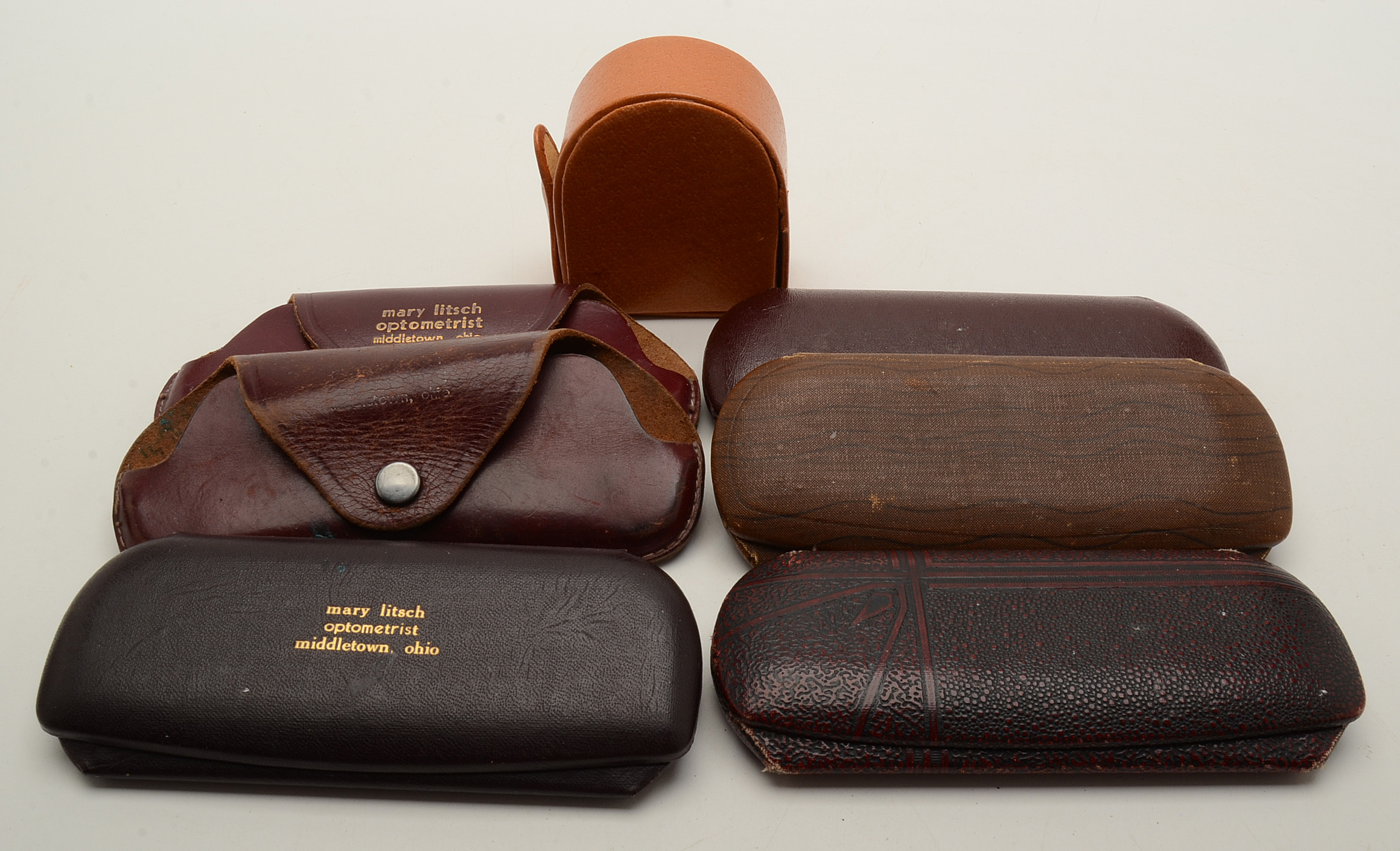 Collection of Vintage to Antique Glasses and Cases