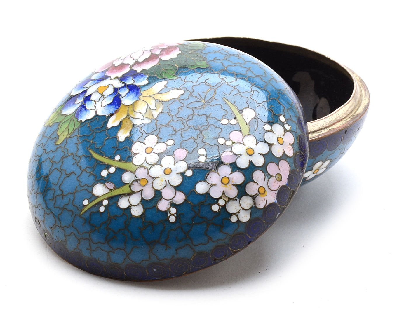 Collection of Cloisonné Trinket Boxes and Tray