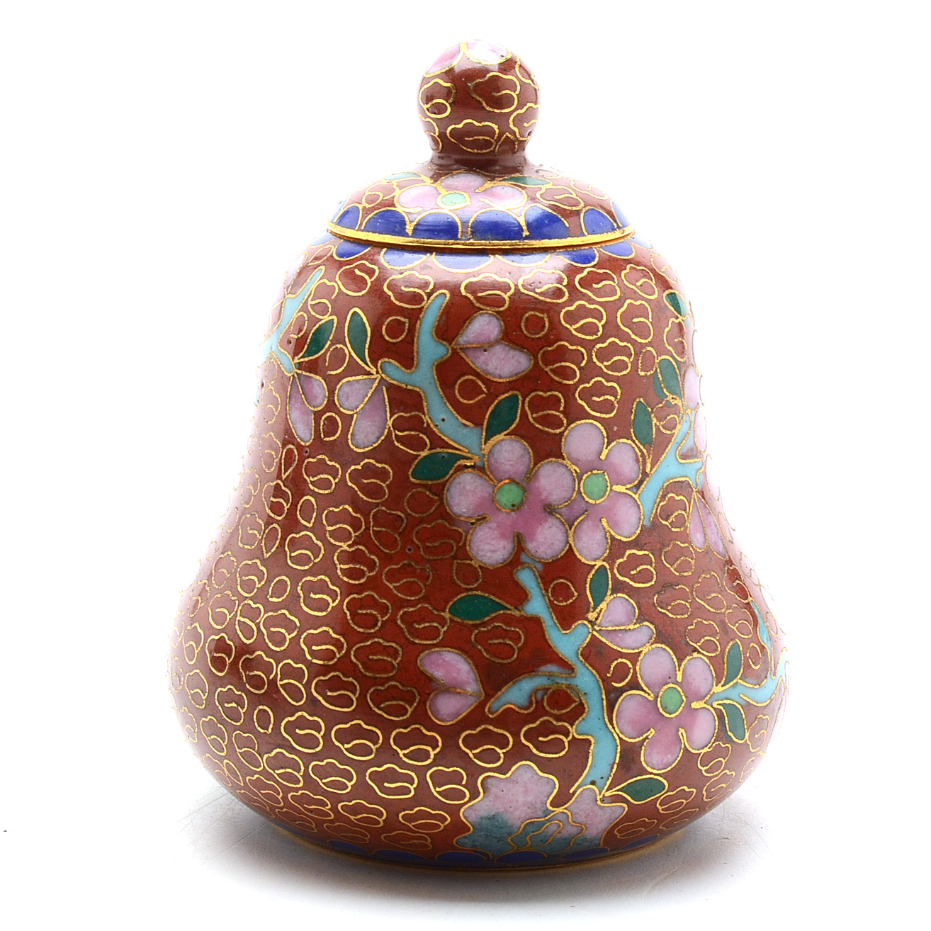 Collection of Cloisonné Trinket Boxes and Tray