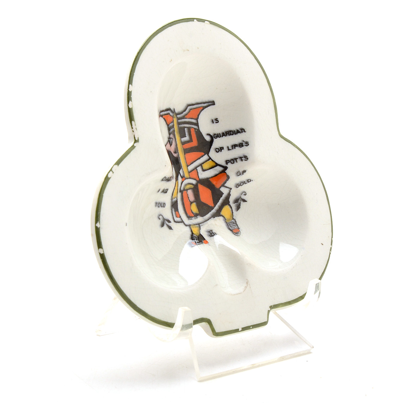 Antique Wedgwood Club Shaped Ash Receiver