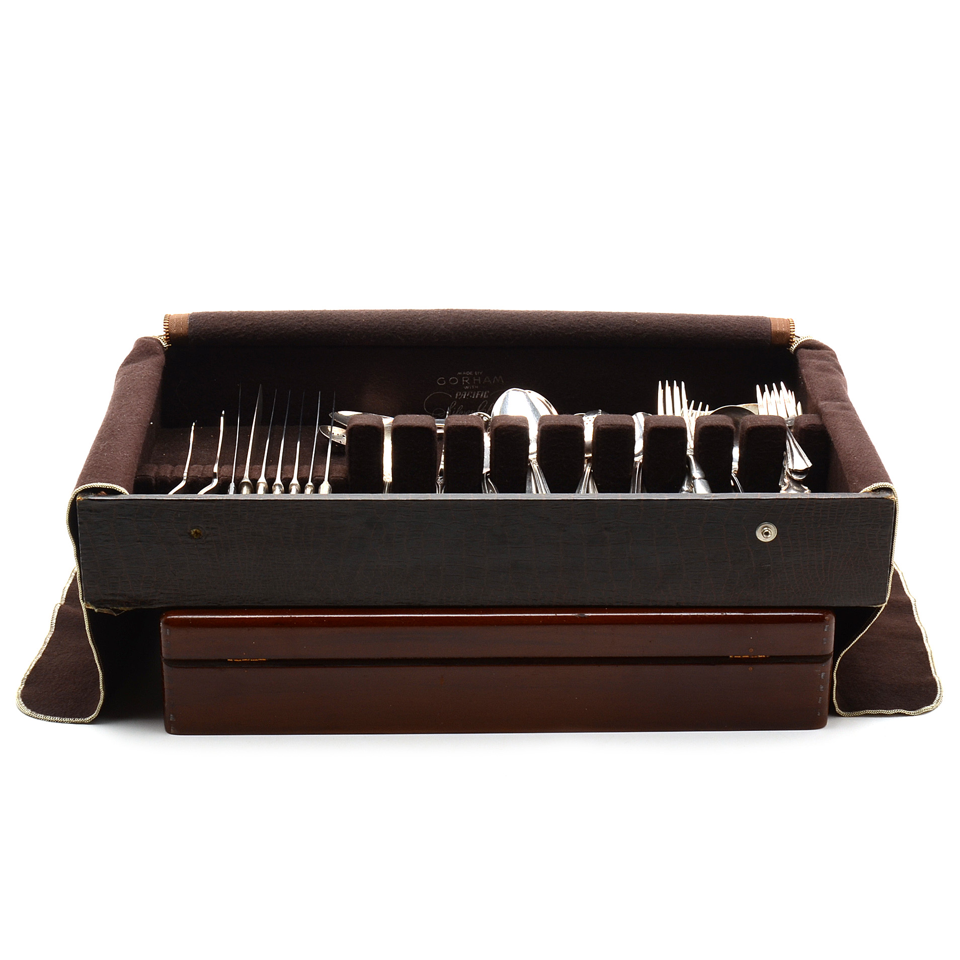 Large Collection of Mismatched Silver Plate Flatware