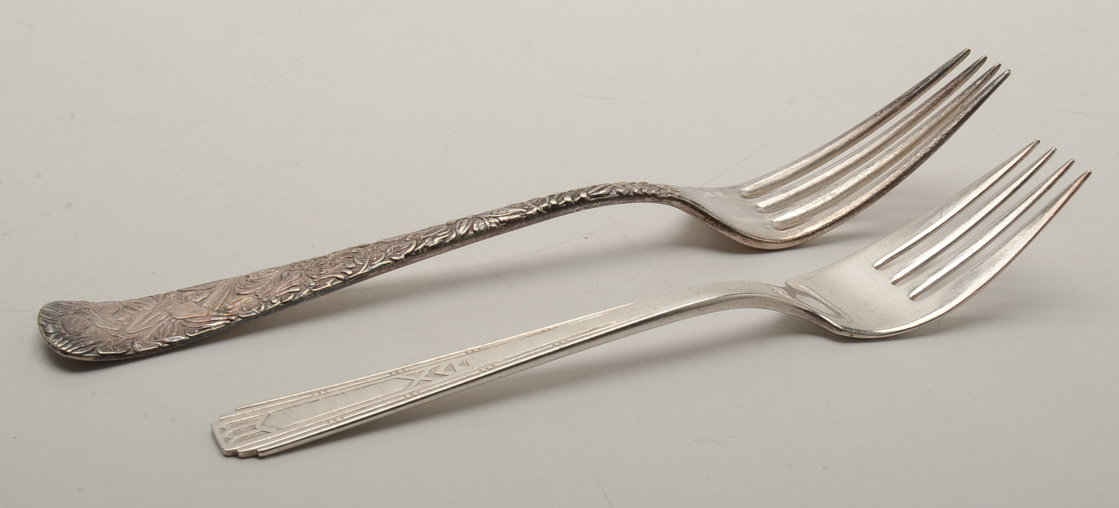 Large Collection of Mismatched Silver Plate Flatware