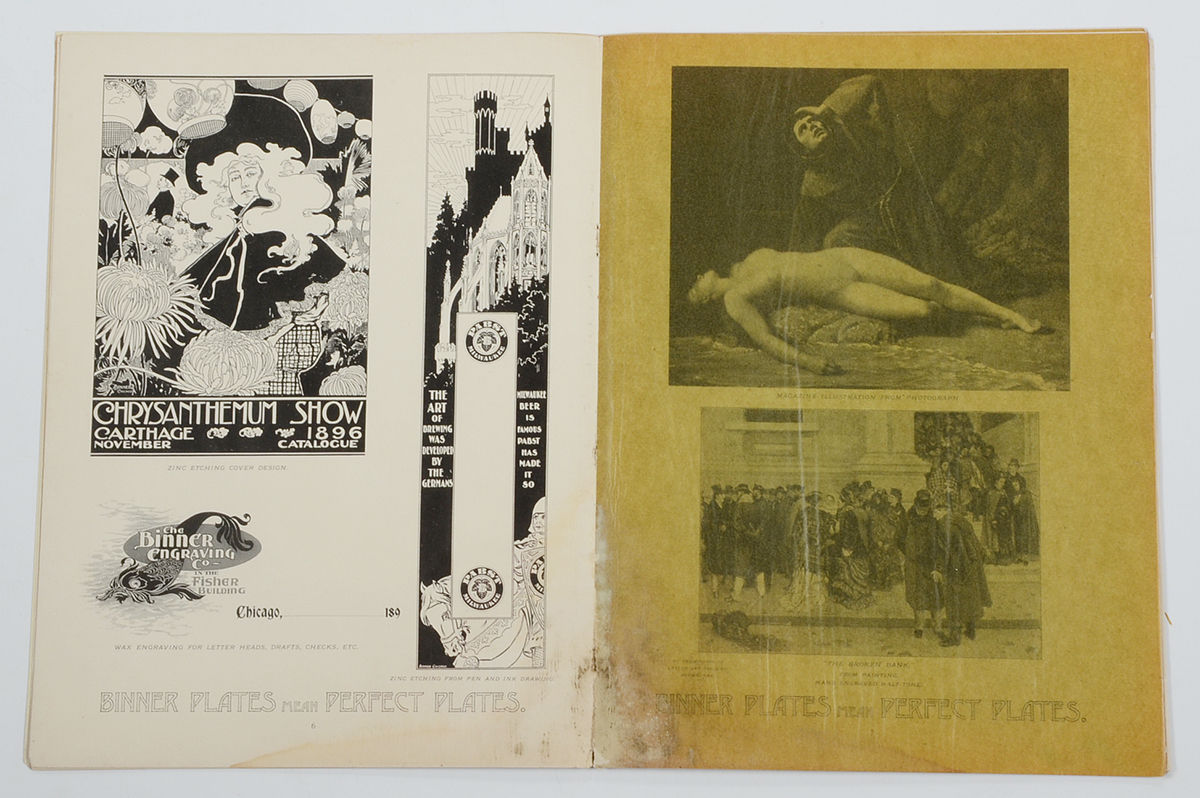 Binner Engraving Company 1896 Printing Catalog