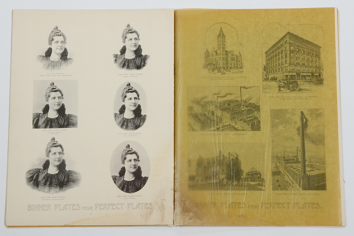 Binner Engraving Company 1896 Printing Catalog