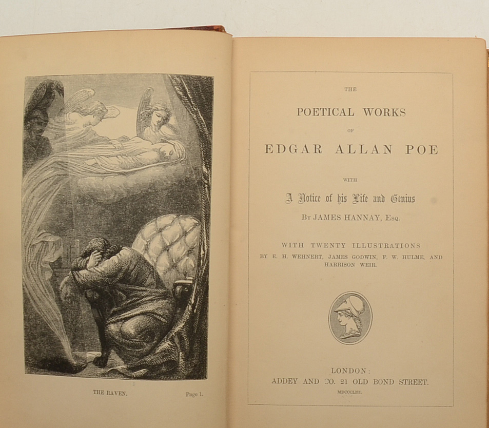 1853 "Poetical Works of Edgar Allen Poe"