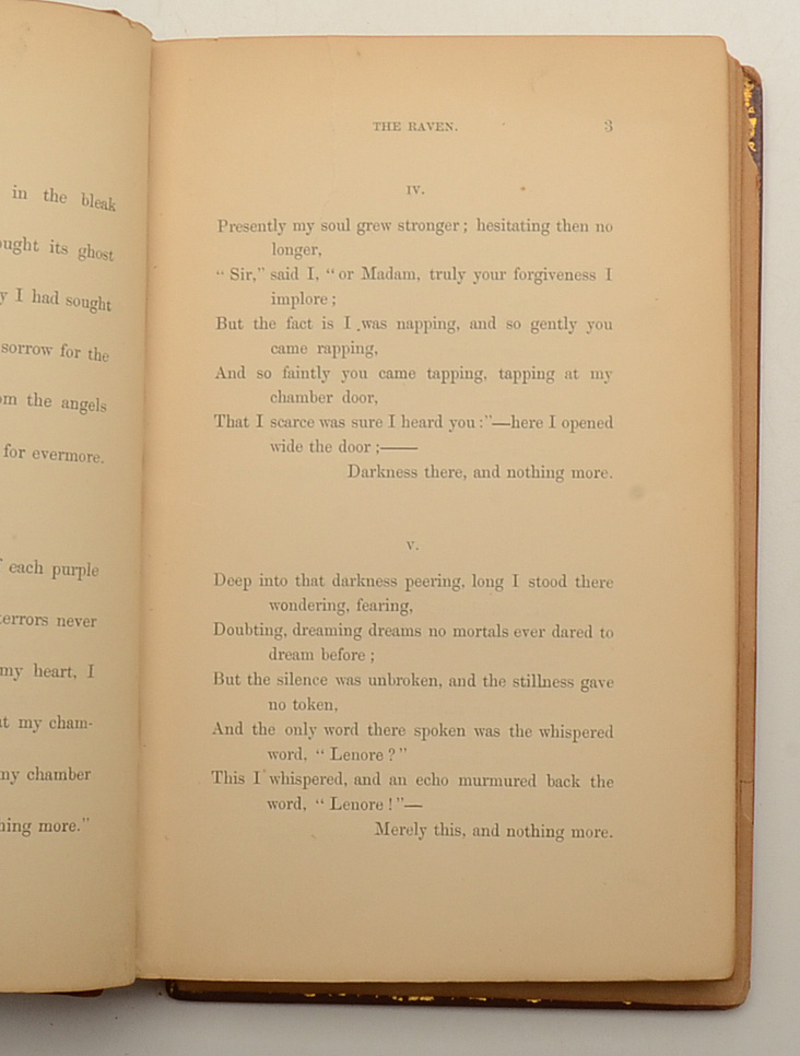 1853 "Poetical Works of Edgar Allen Poe"