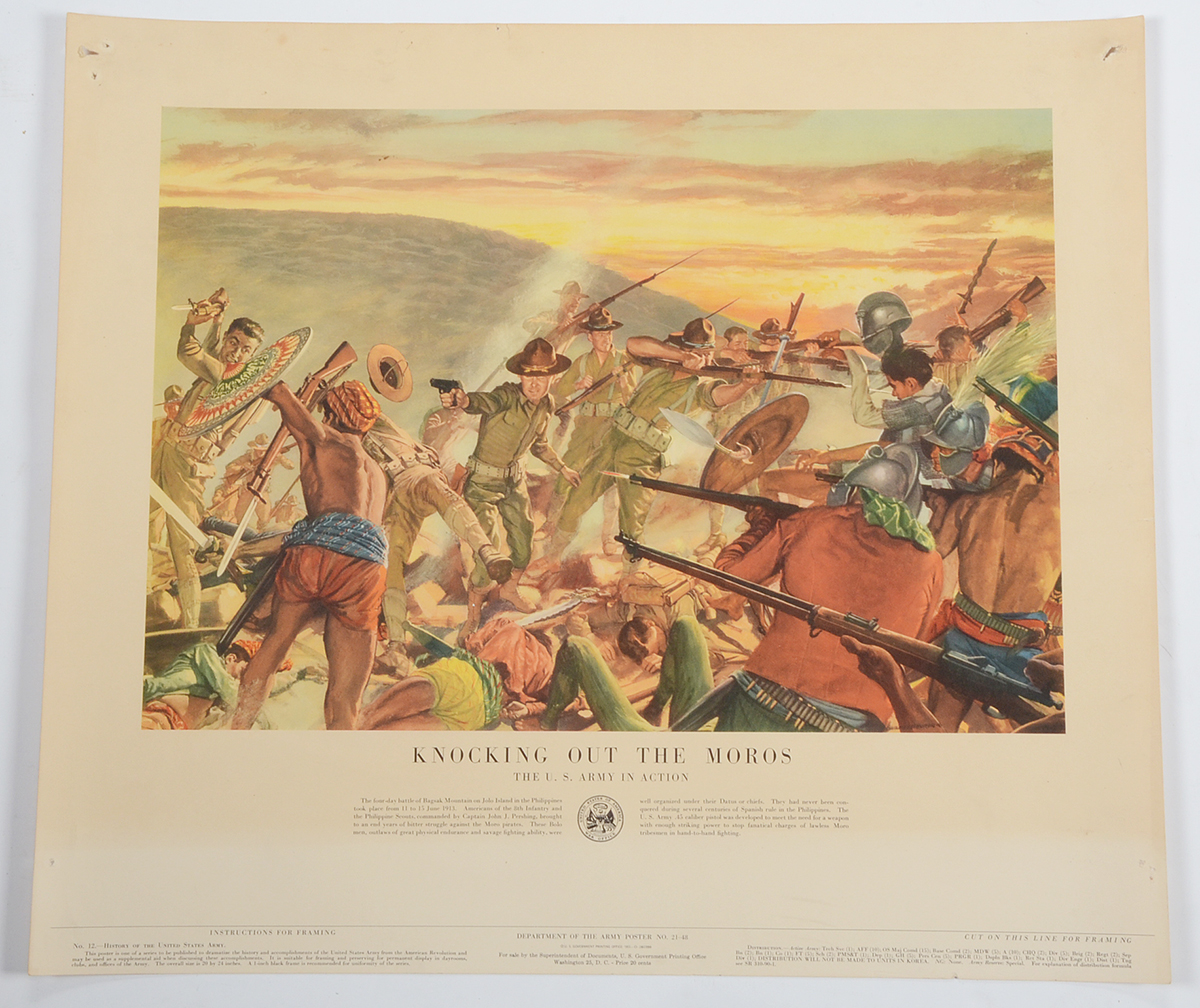 Eight Vintage H. Charles McBarron Jr. Military Offset Lithographs