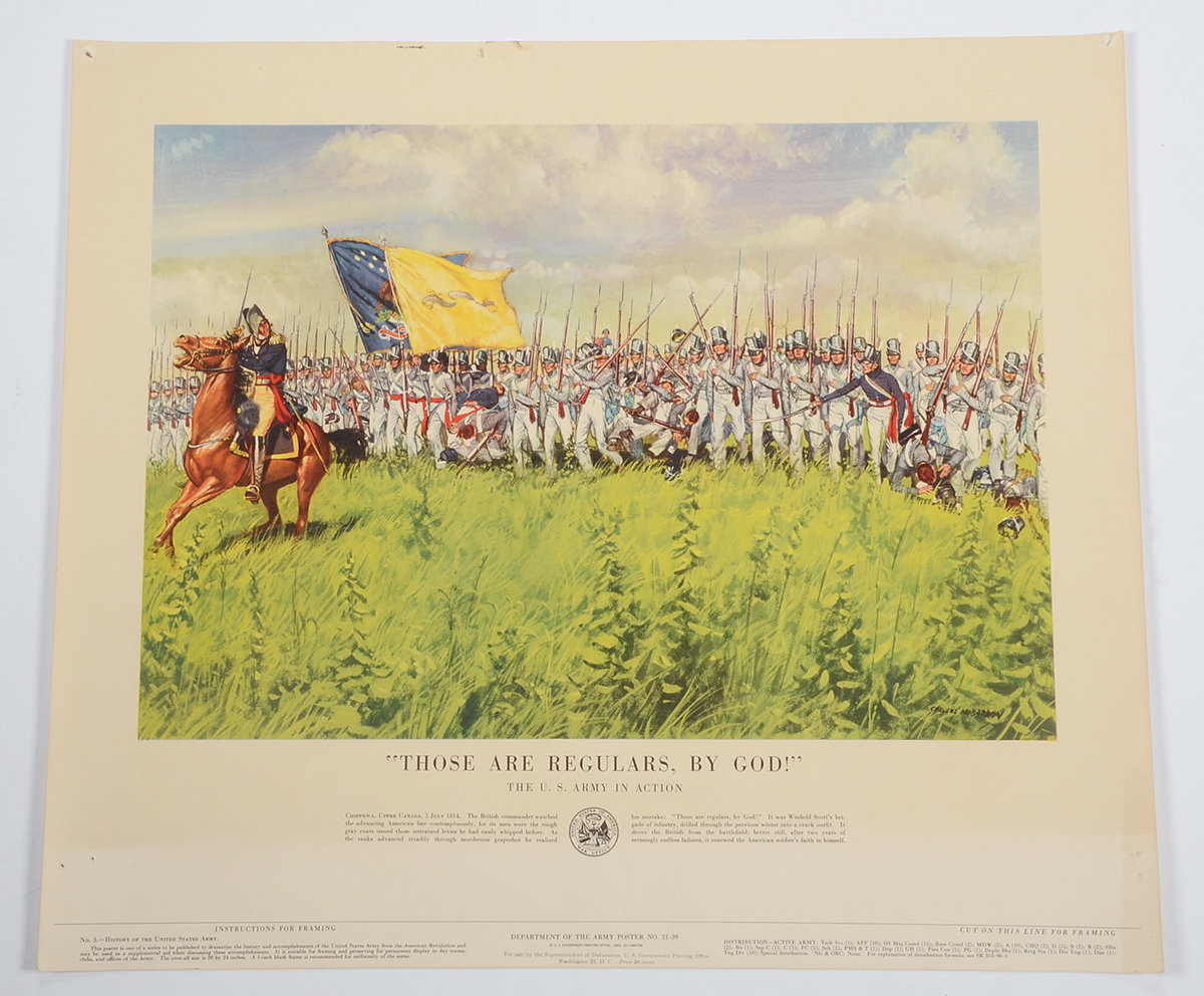 Eight Vintage H. Charles McBarron Jr. Military Offset Lithographs