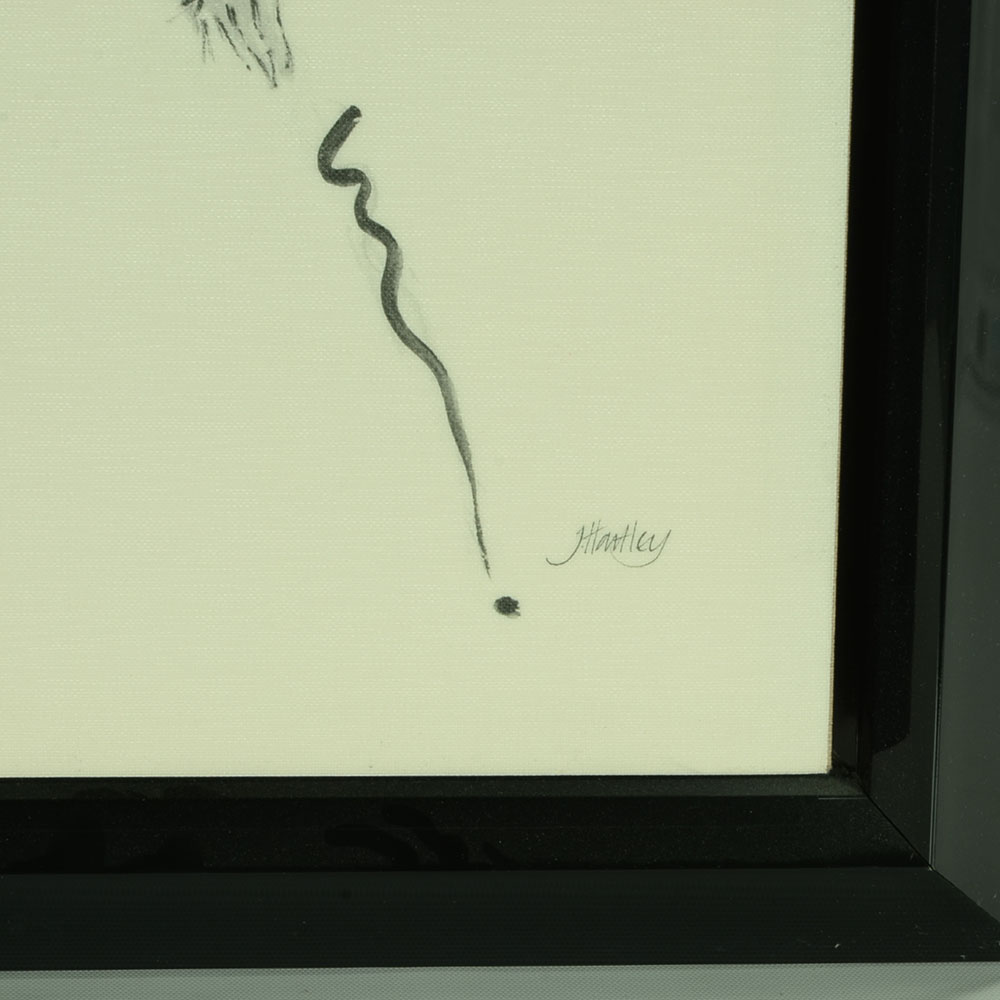 Jane Hartley Fashion Offset Lithograph on Canvas "Odette"