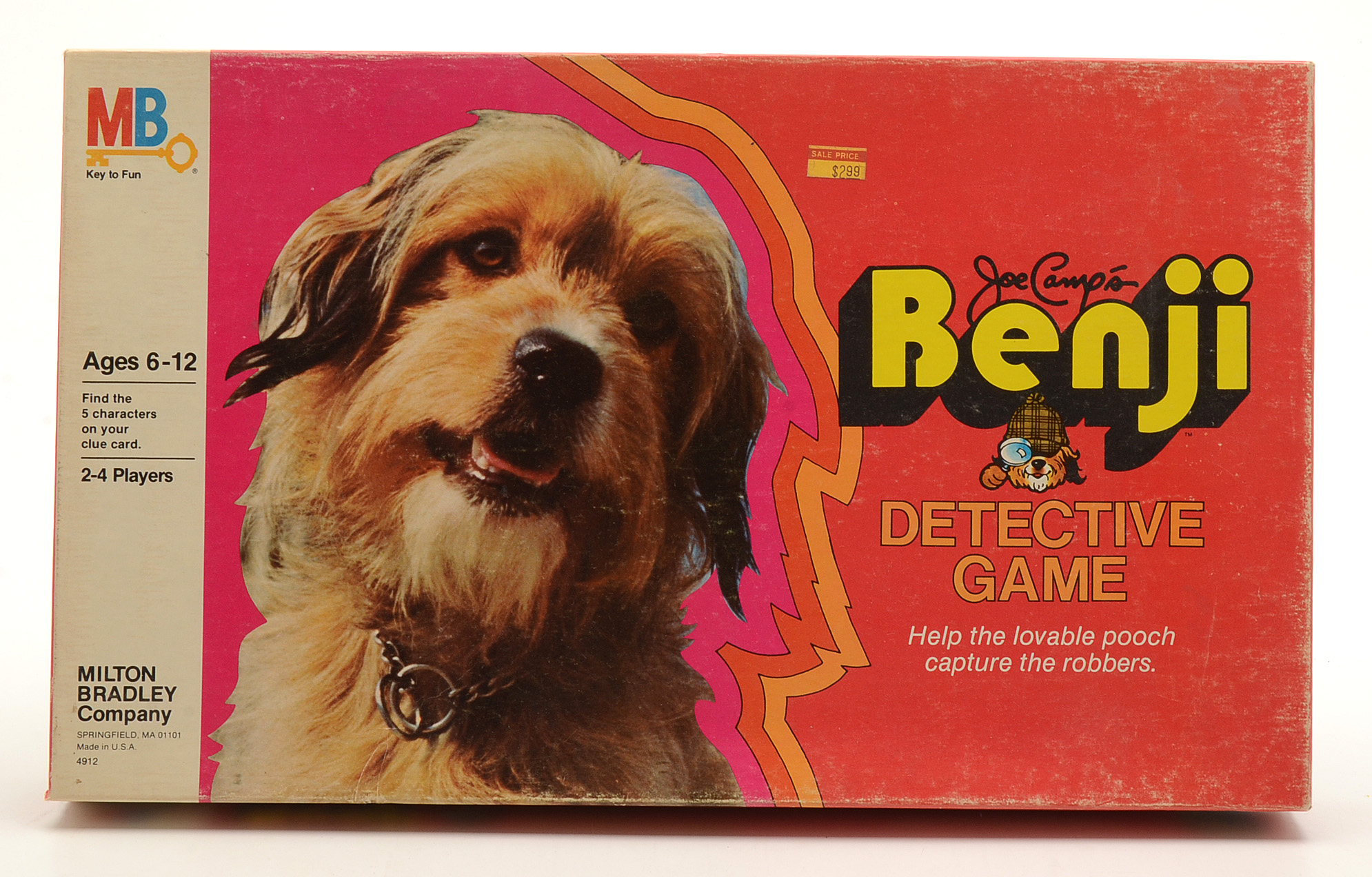 Pair of Benji Dogs with a "Benji Detective Game"