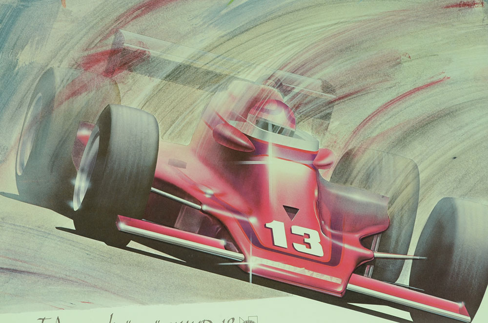 Offset Lithograph Commemorative Poster "1983 Indianapolis '500'"