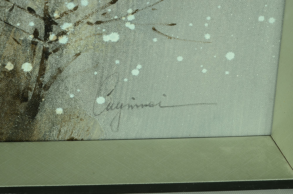 Original Contemporary Mixed Media Painting on Canvas