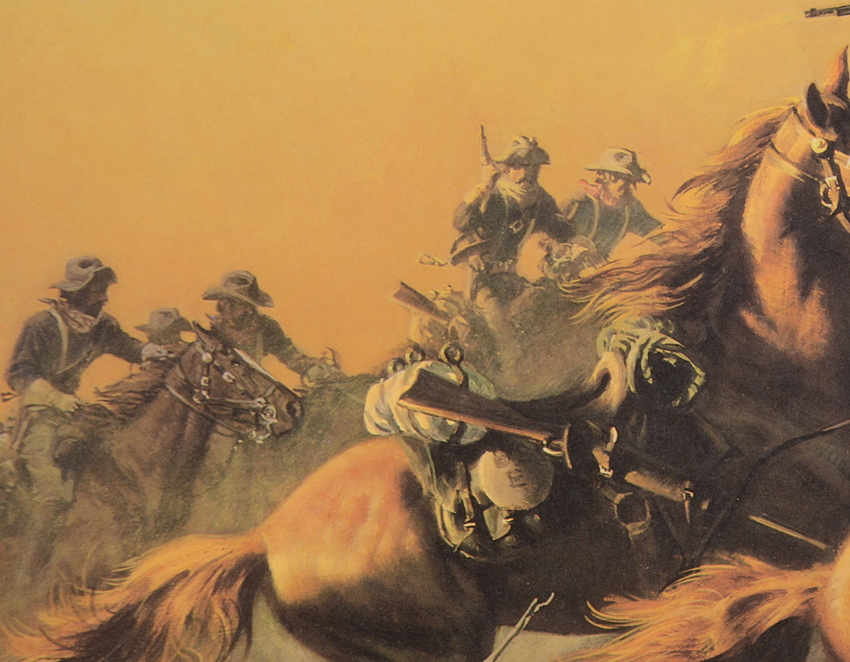 Frank McCarthy Signed Limited Edition Offset Lithograph "Under Hostile Fire"