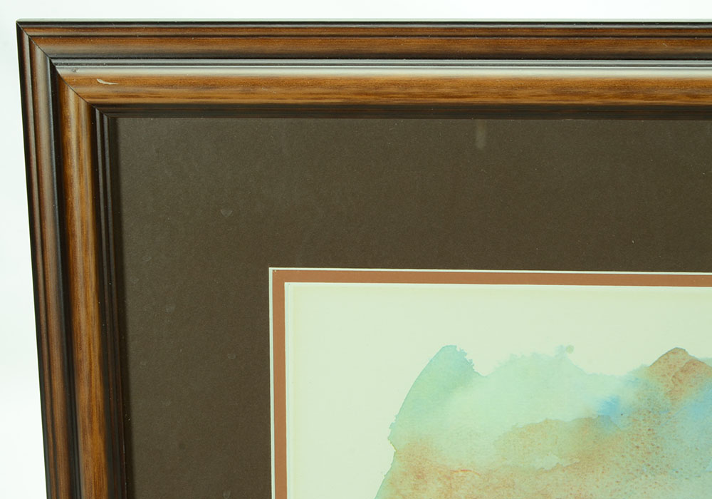 Offset Lithographic Reproduction after Robert Fabe Watercolor