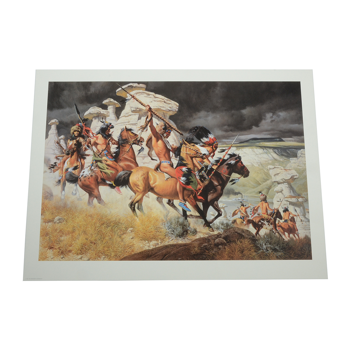 Frank McCarthy Signed Limited Edition Offset Lithograph "Out of the Windswept Ramparts"