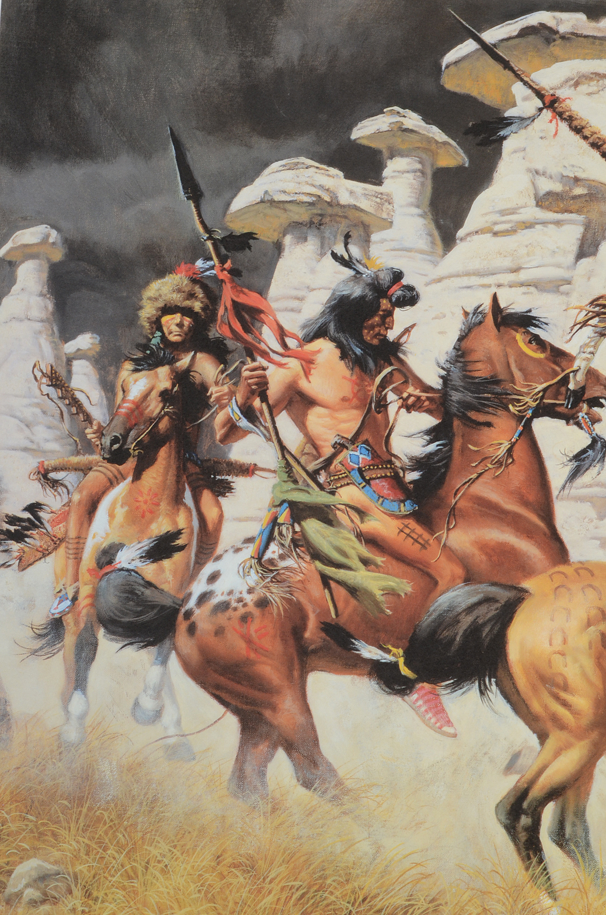 Frank McCarthy Signed Limited Edition Offset Lithograph "Out of the Windswept Ramparts"