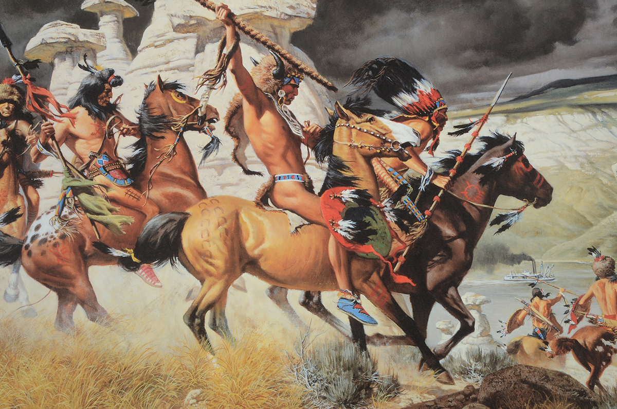 Frank McCarthy Signed Limited Edition Offset Lithograph "Out of the Windswept Ramparts"