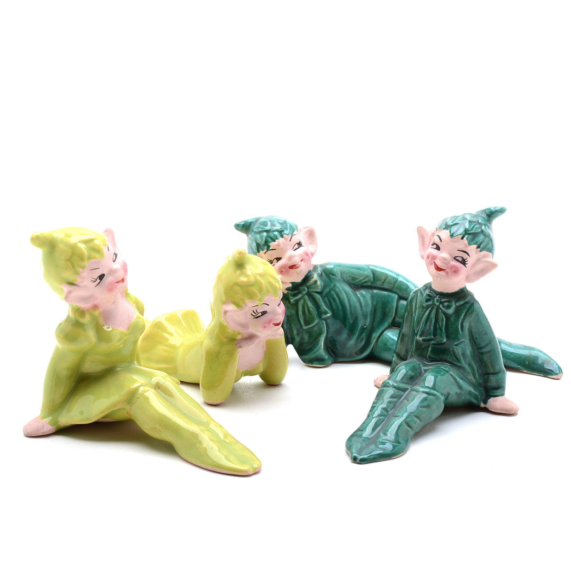 Group of Vintage Gilner of California Pixies