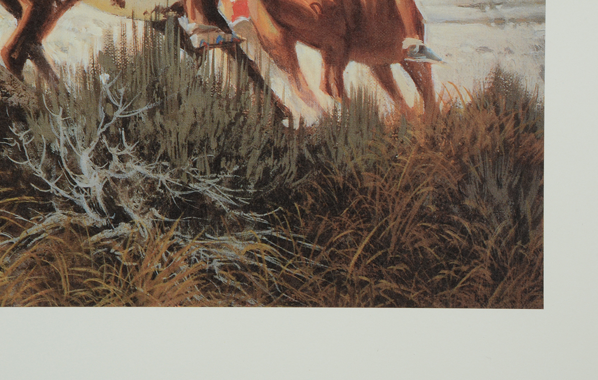 Frank McCarthy Signed Limited Edition Offset Lithograph "Out of the Windswept Ramparts"