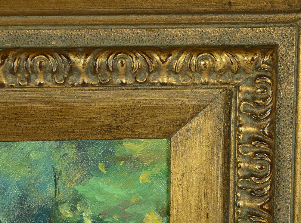 Maren Signed Original Impressionist Landscape Oil on Canvas