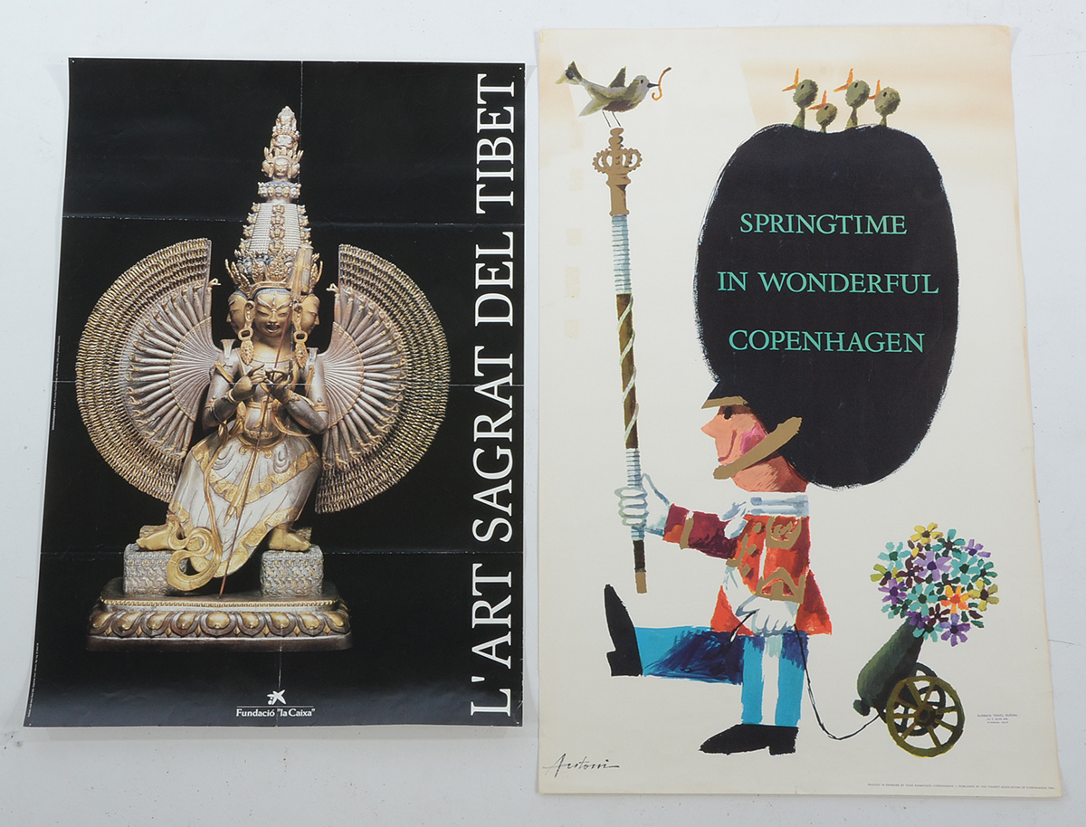 Seven Original 1950s and '60s International Travel Posters