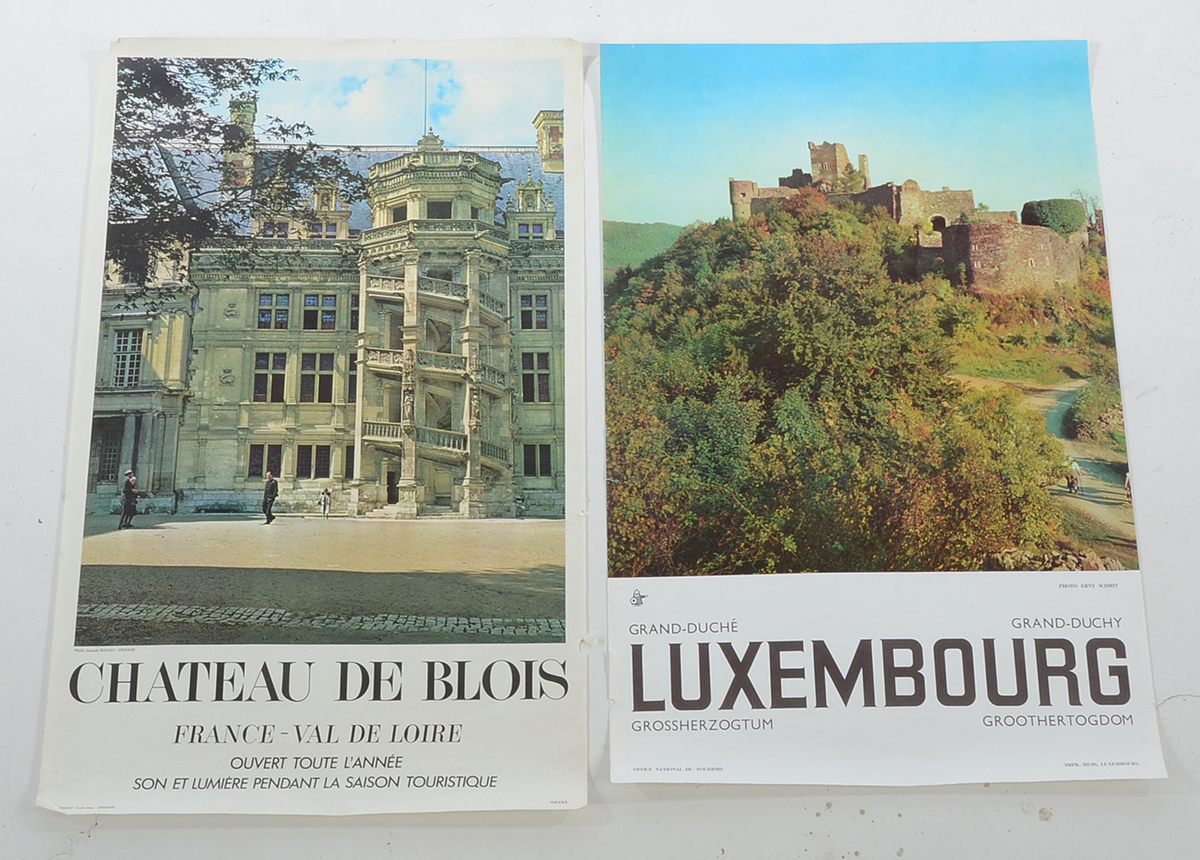 Six Original 1950s and '60s International Travel Posters