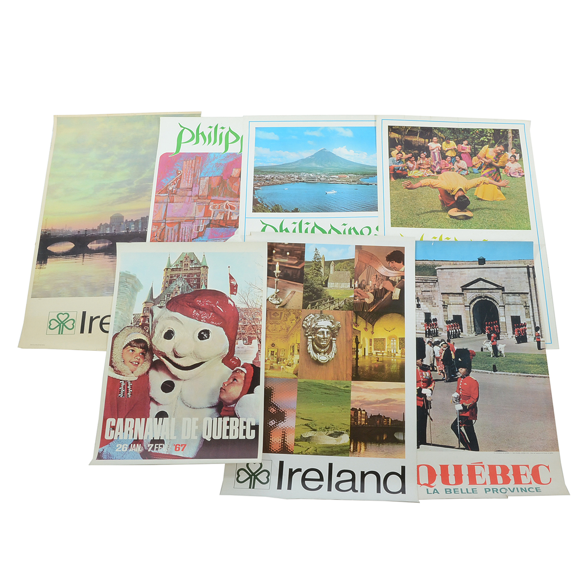 Seven Original 1950s and '60s International Travel Posters