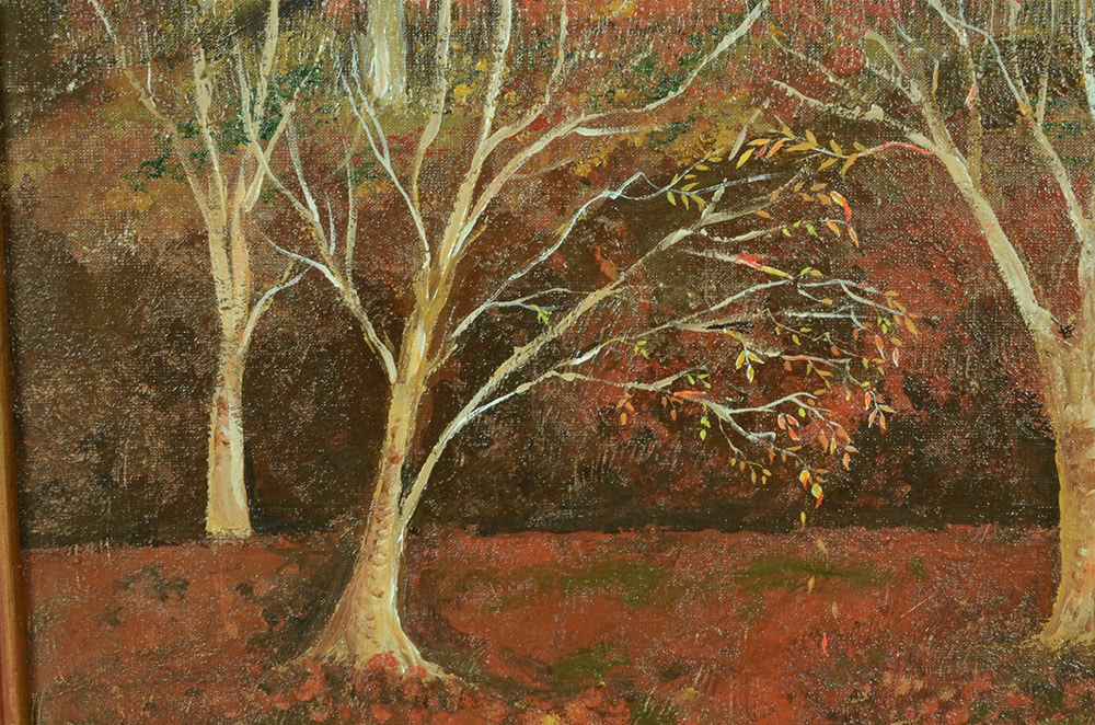 Robert Lee Walker Original Oil on Canvas Board