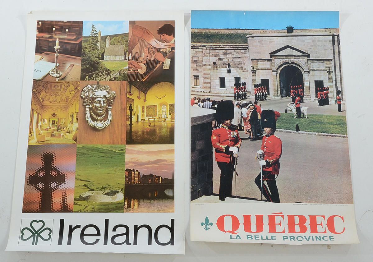 Seven Original 1950s and '60s International Travel Posters