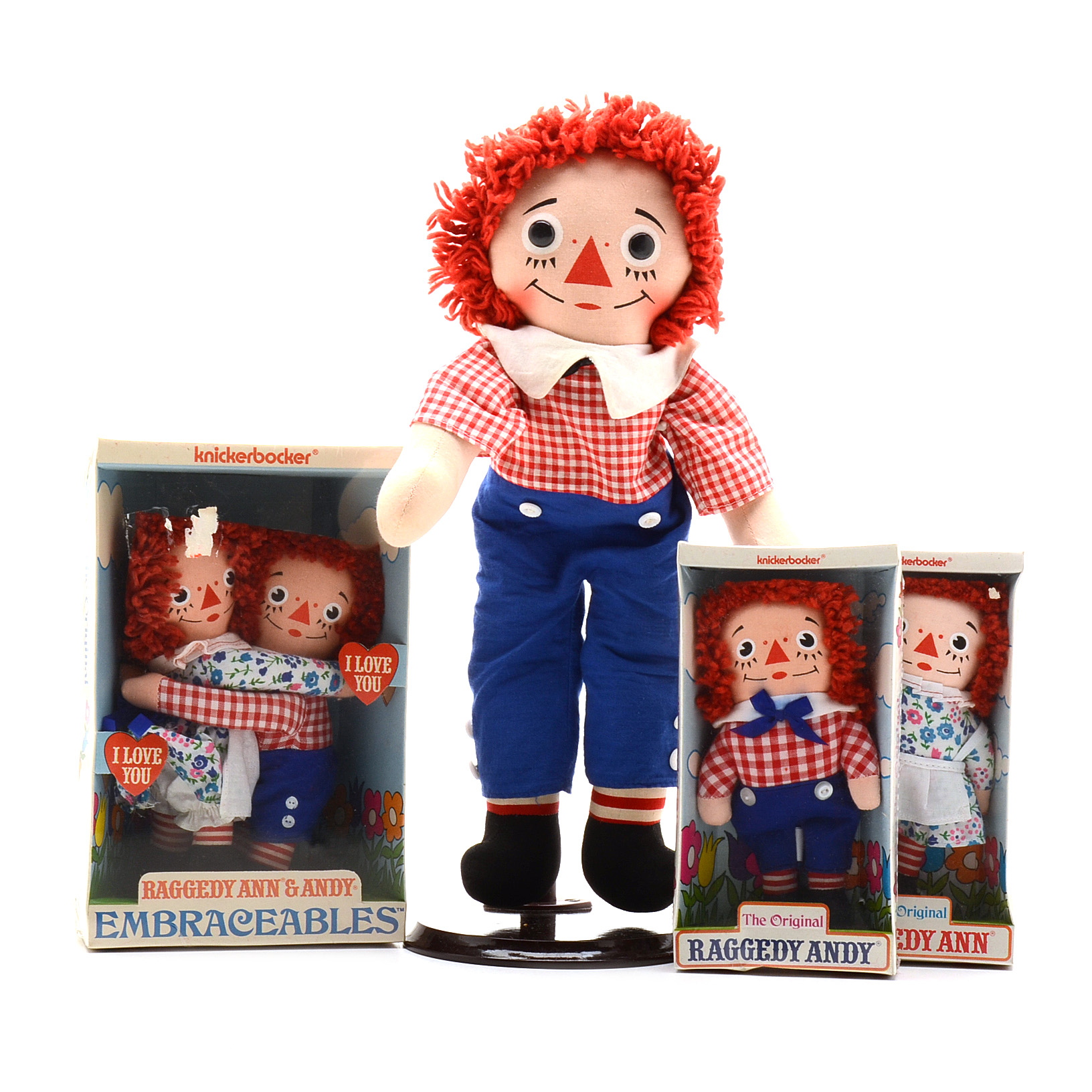 Vintage Raggedy Ann & Andy Dolls