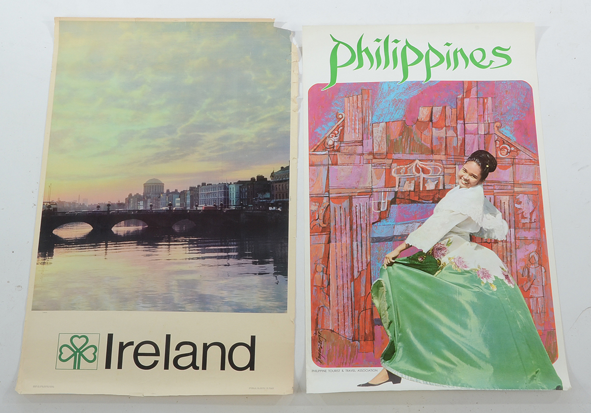 Seven Original 1950s and '60s International Travel Posters