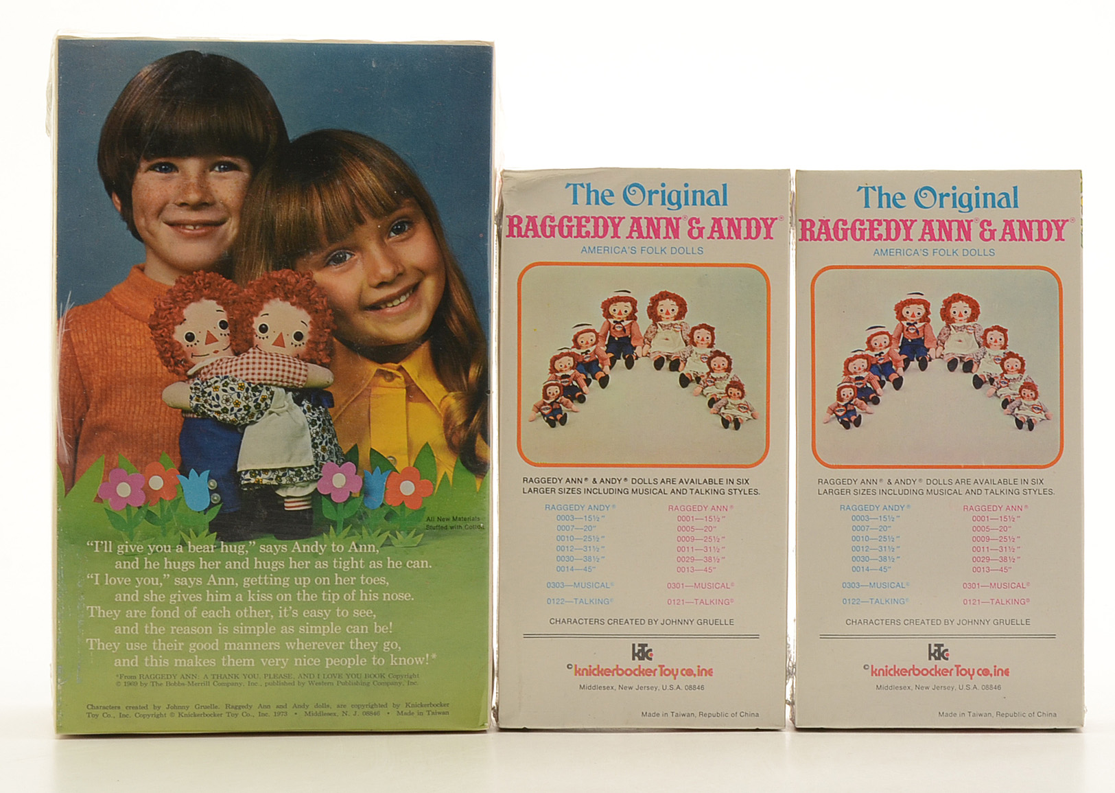 Vintage Raggedy Ann & Andy Dolls