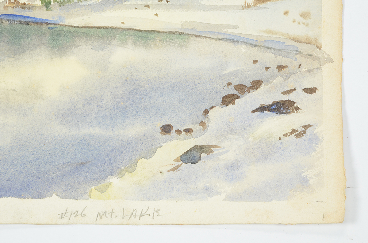 Pair of Dorothea Dana Unframed Watercolor Paintings