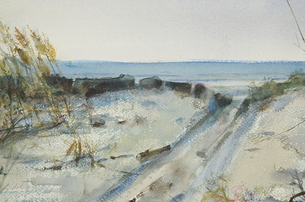 Pair of Dorothea Dana Unframed Watercolor Paintings