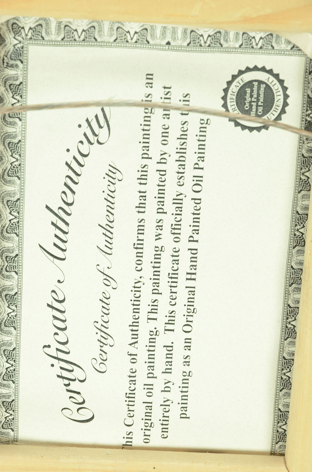 Original Signed Oil Townscape on Canvas