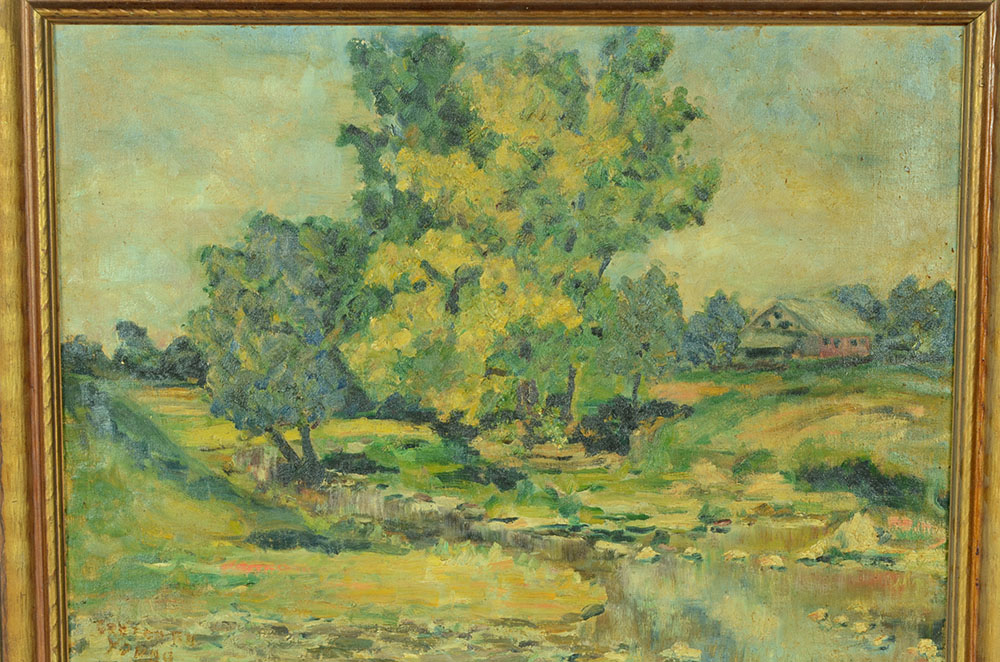 Gretchen Young Original Impressionist Oil on Canvas Board "Summer Solstice"