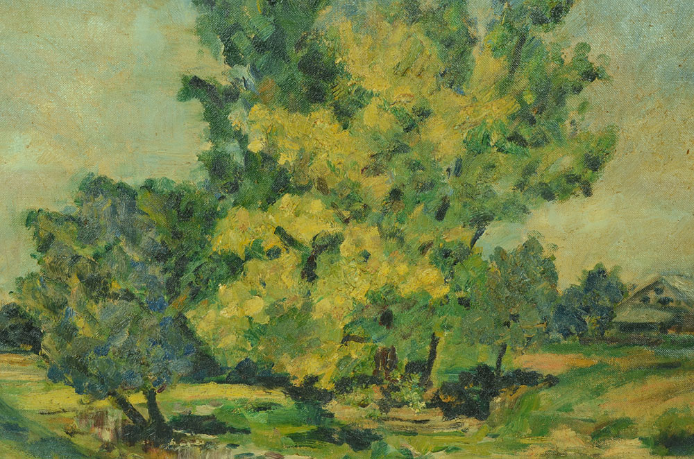 Gretchen Young Original Impressionist Oil on Canvas Board "Summer Solstice"