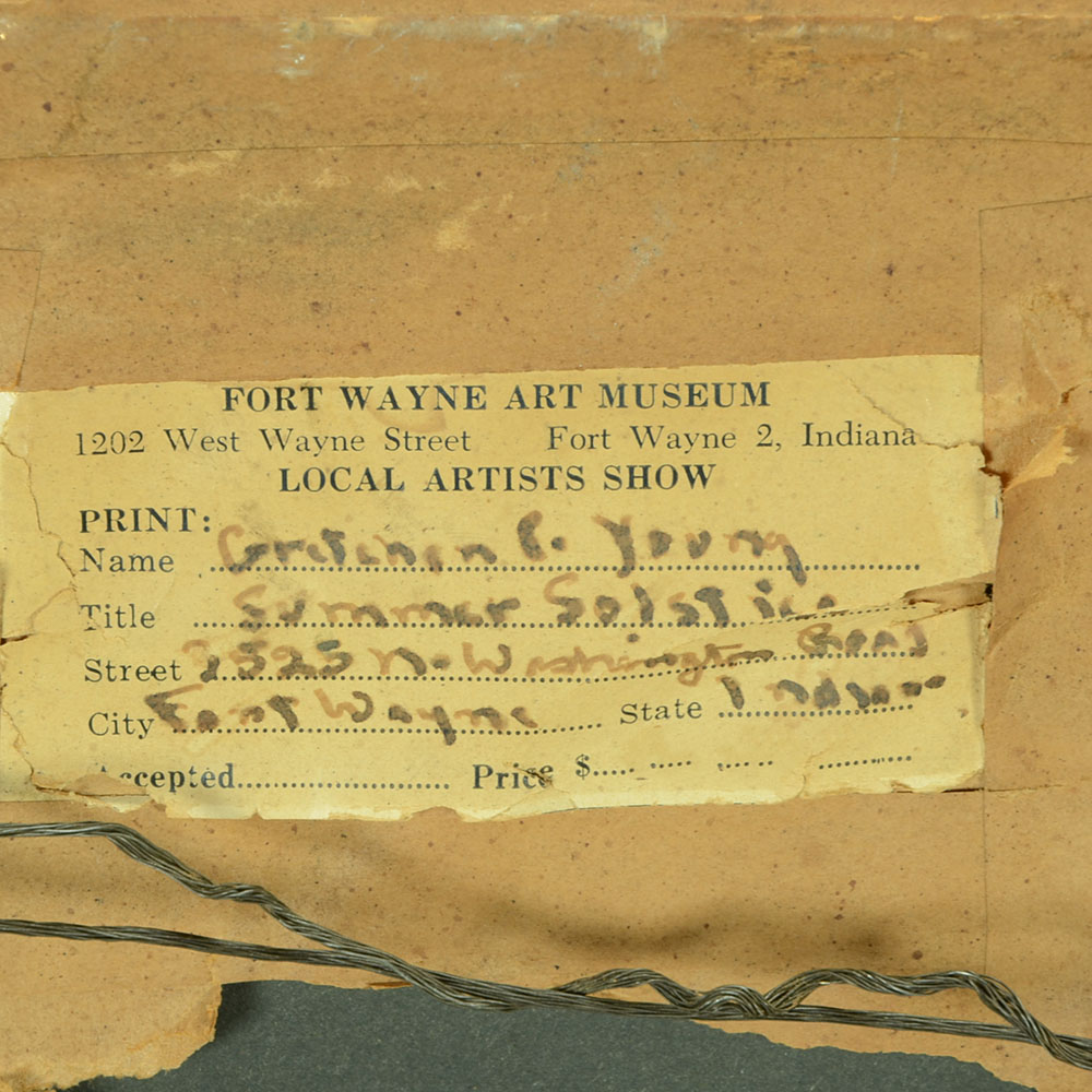 Gretchen Young Original Impressionist Oil on Canvas Board "Summer Solstice"