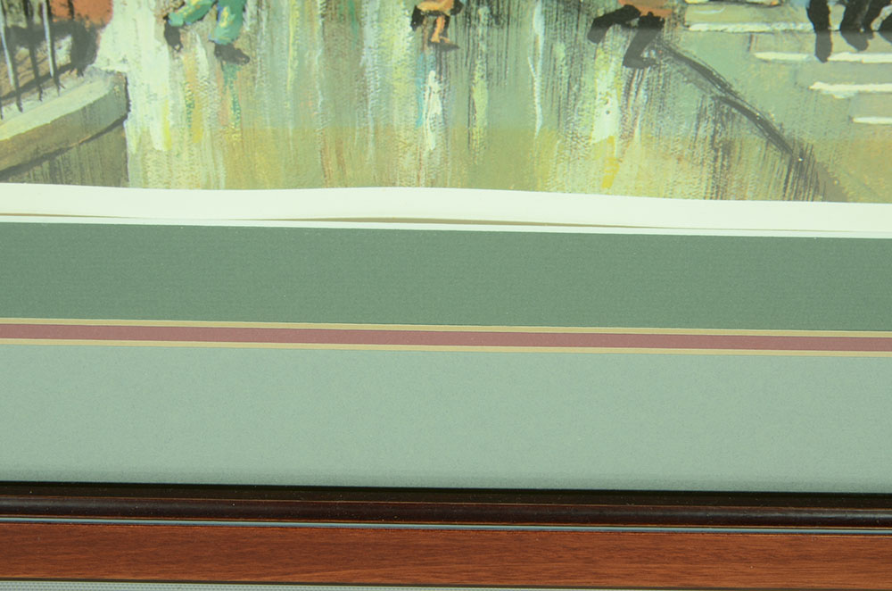 Robert Fabe Signed Offset Lithograph "After the Rain"