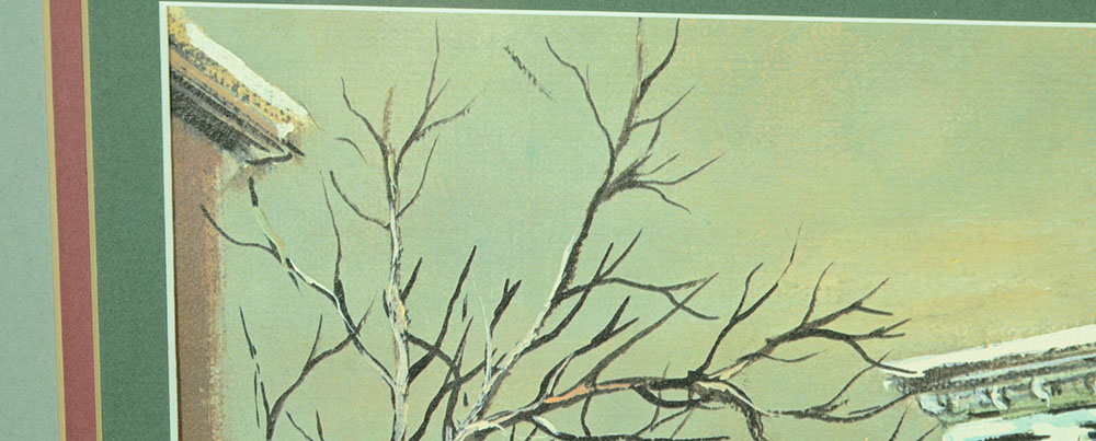 Robert Fabe Signed Offset Lithograph "After the Rain"