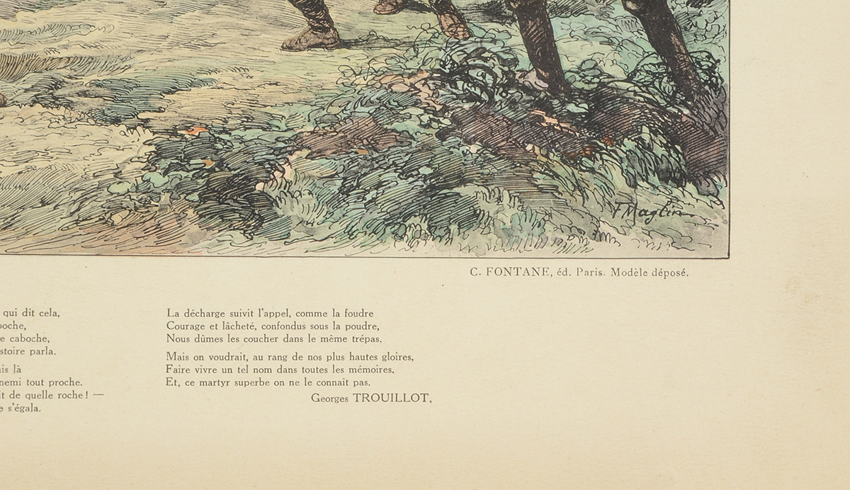 Four "Souvenir de la Guerre de 1914" Prints after F. Maglin