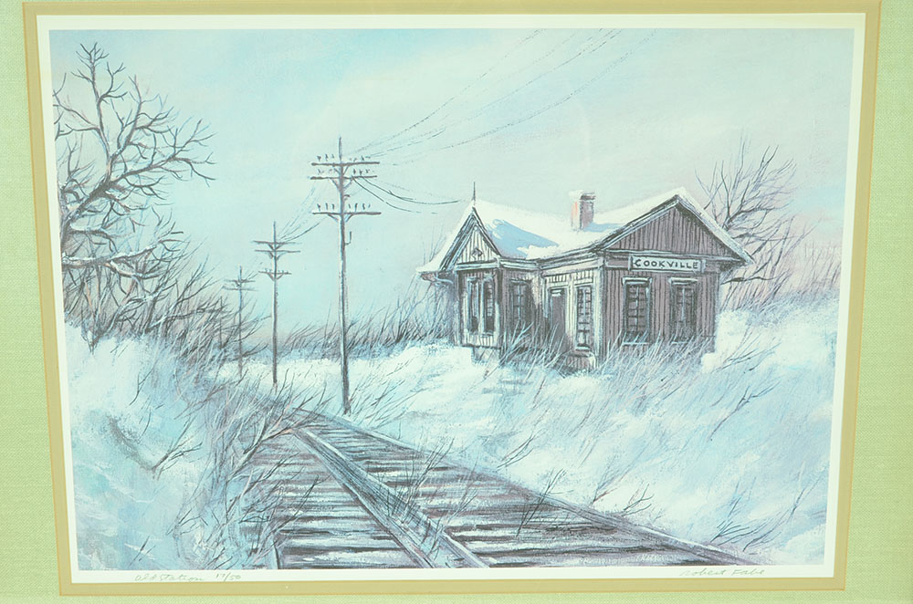 Robert Fabe Signed Limited Edition Offset Lithograph "Old Station"