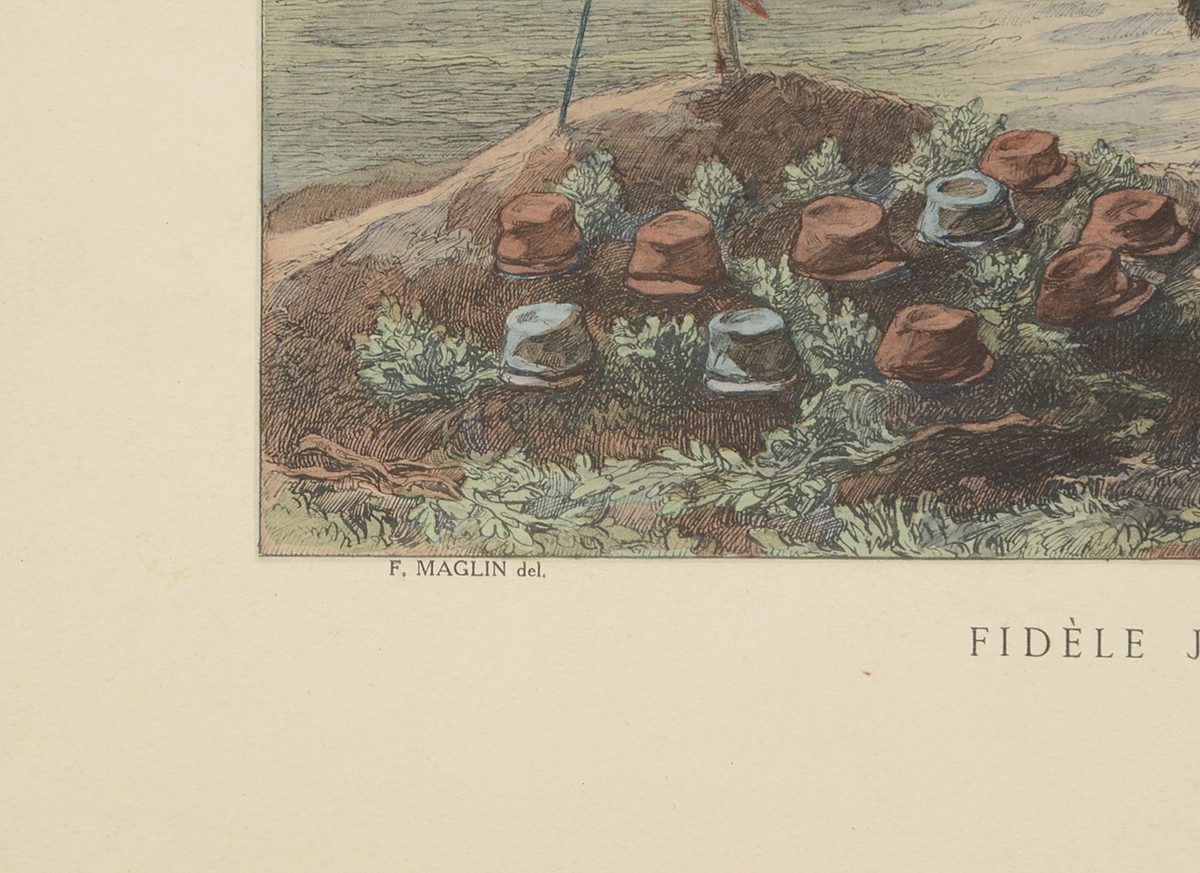 Four "Souvenir de la Guerre de 1914" Prints after F. Maglin