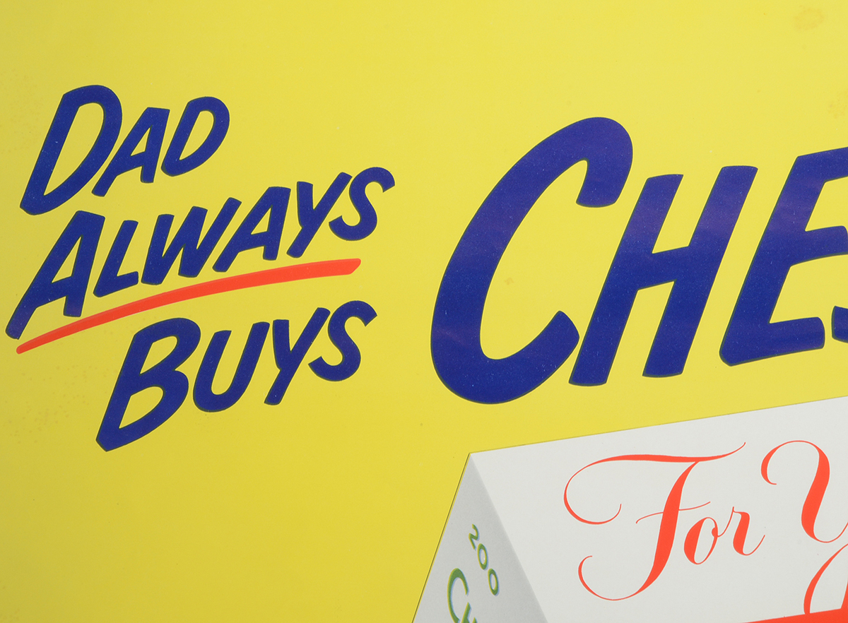 Original 1950s Chesterfield Cigarettes Poster Advertisement