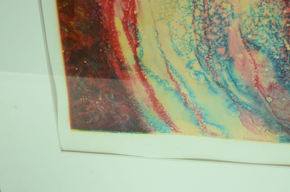 Original Three-Color Abstract Monotype