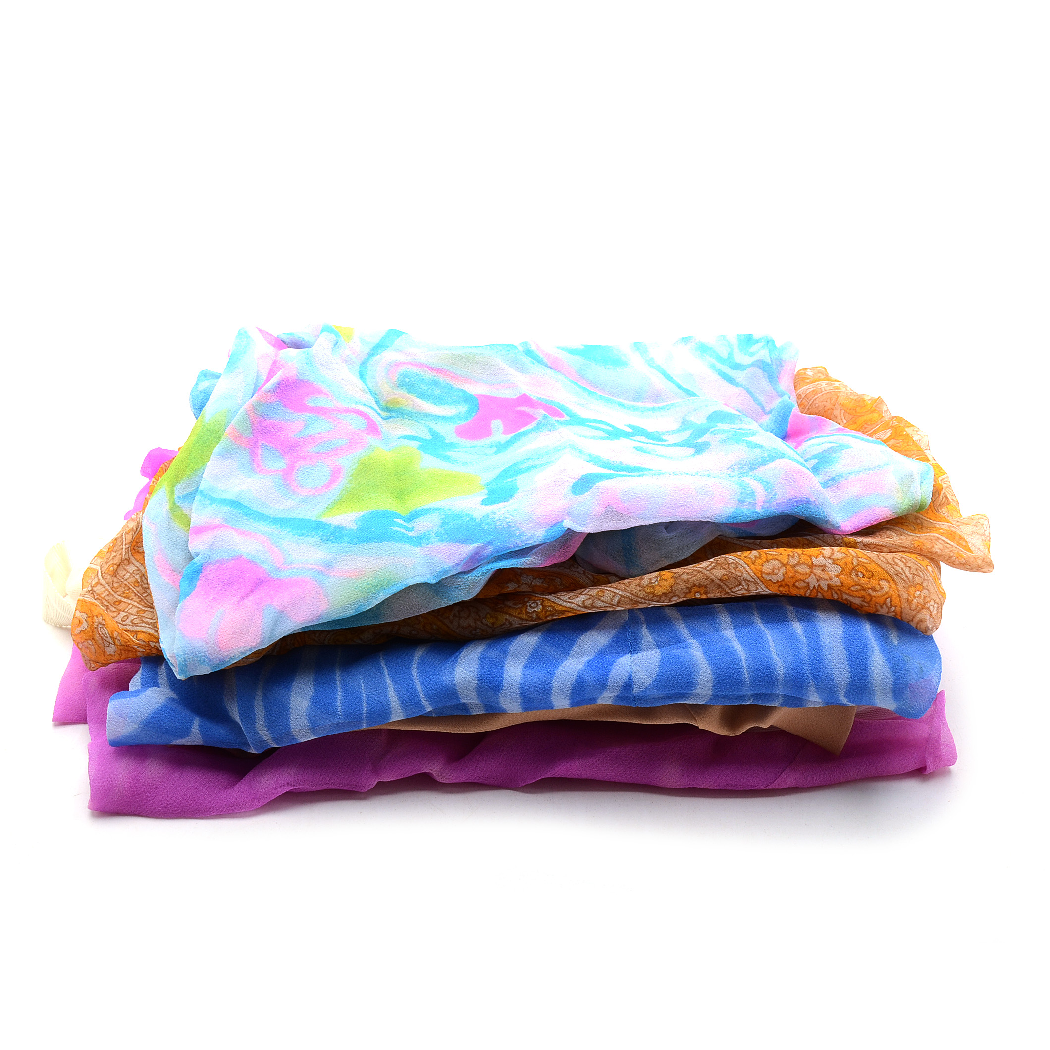 Assortment of Vintage Tube Scarves