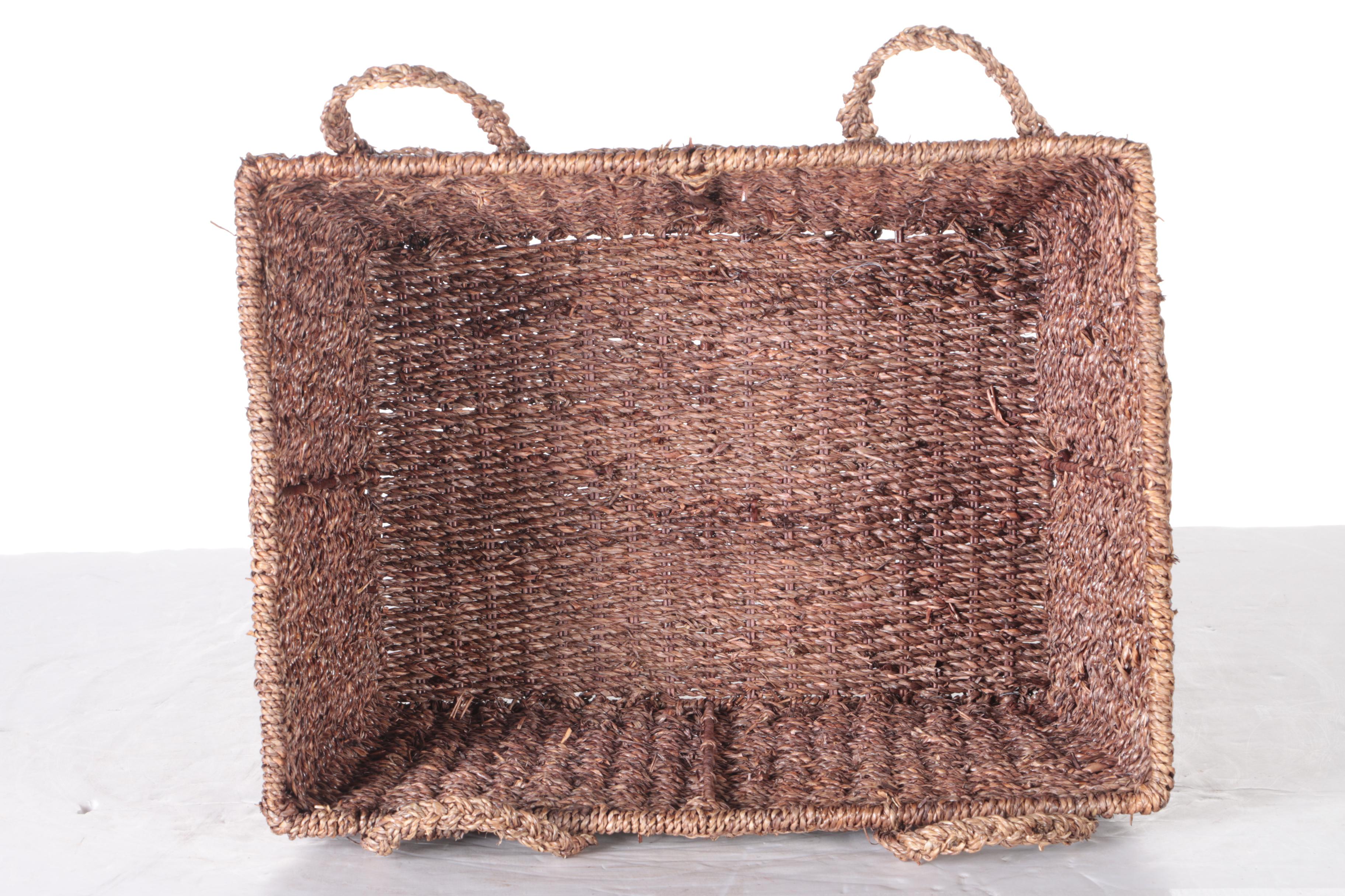 Pair of Wicker Storage Baskets
